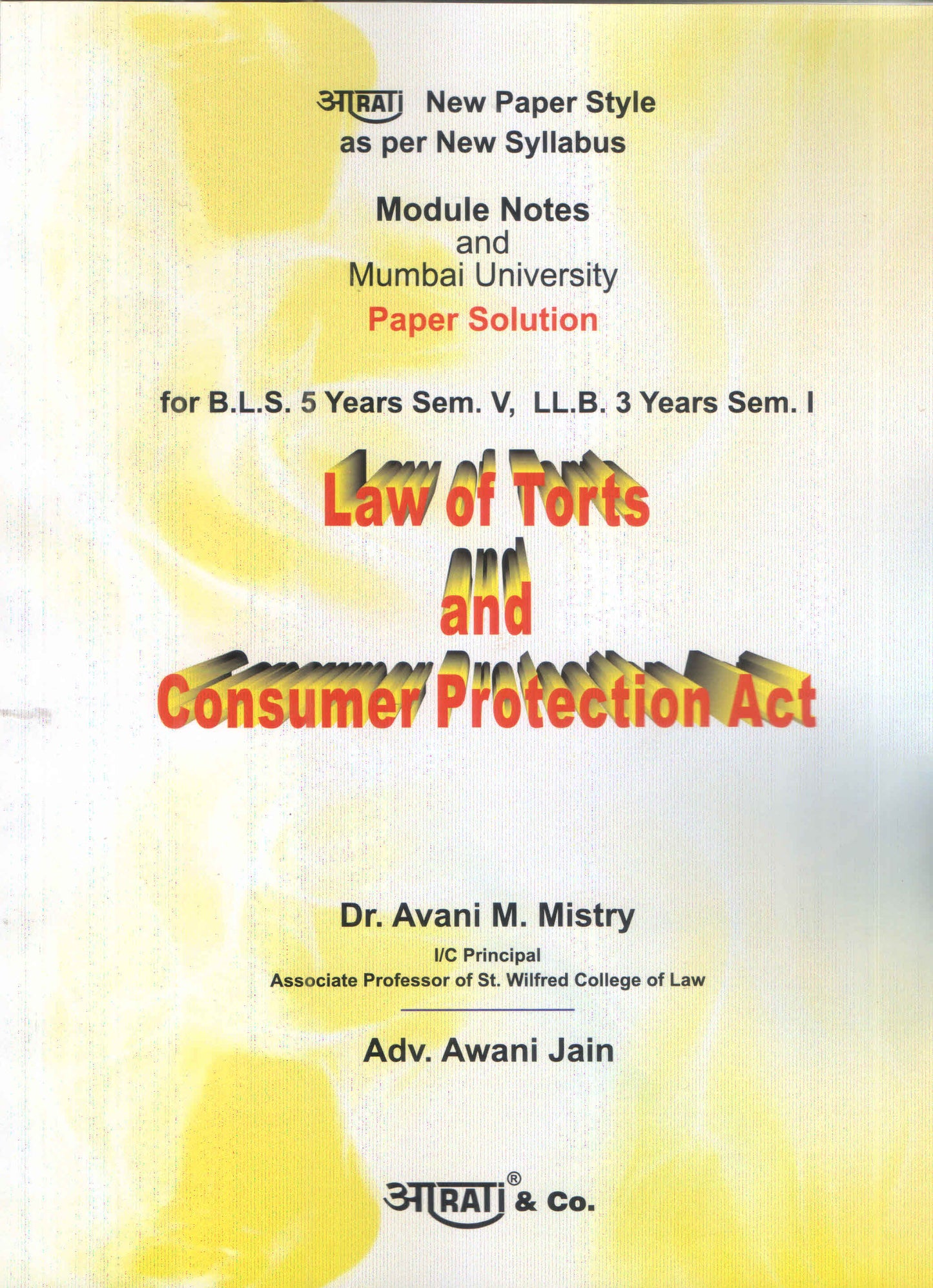 PAPER SOLUTION LAW OF TORTS AND CONSUMER PROTECTION ACT