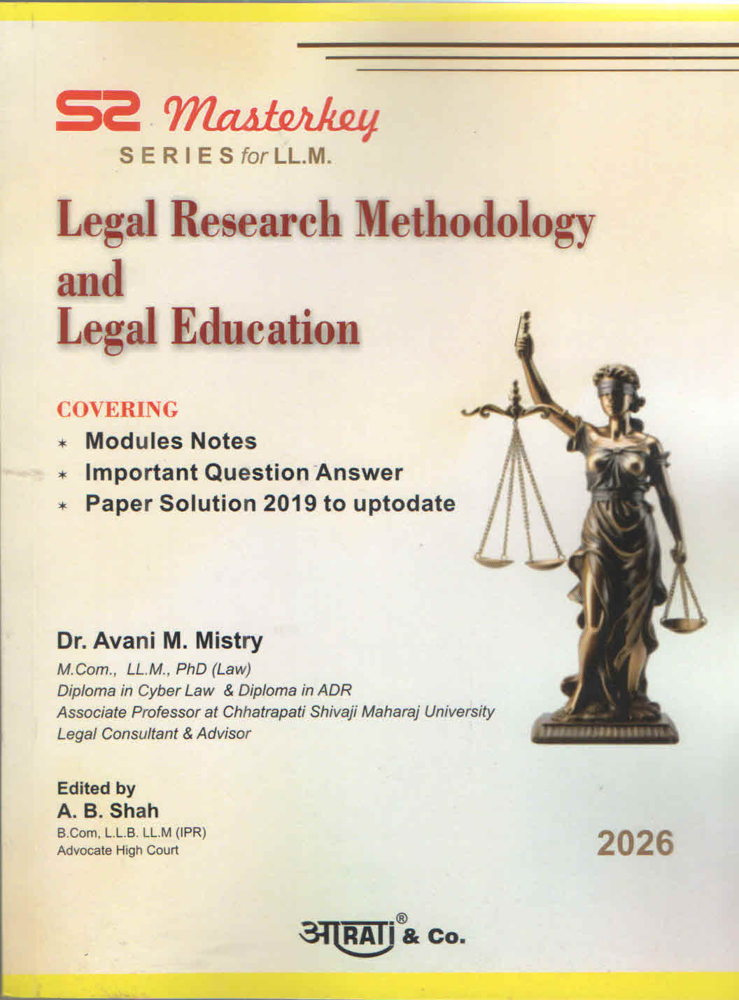 S2 MASTER KEY LEGAL RESEARCH METHOLOGY AND LEGAL EDUCATION