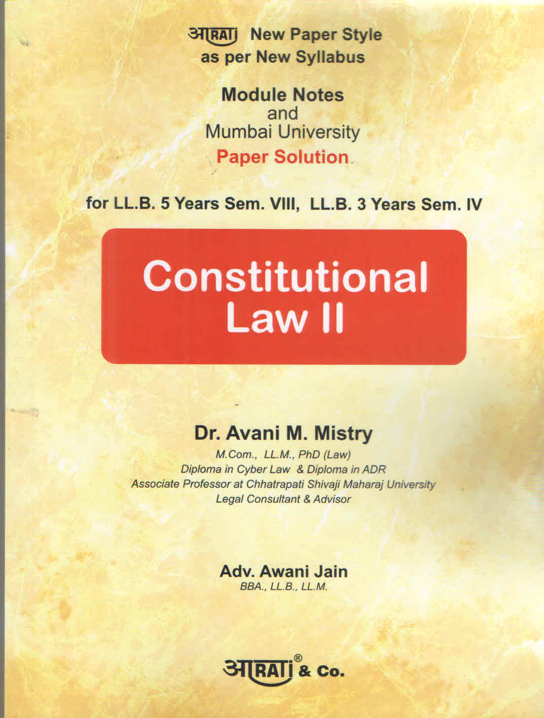 PAPER SOLUTION CONSTITUTIONAL LAW II