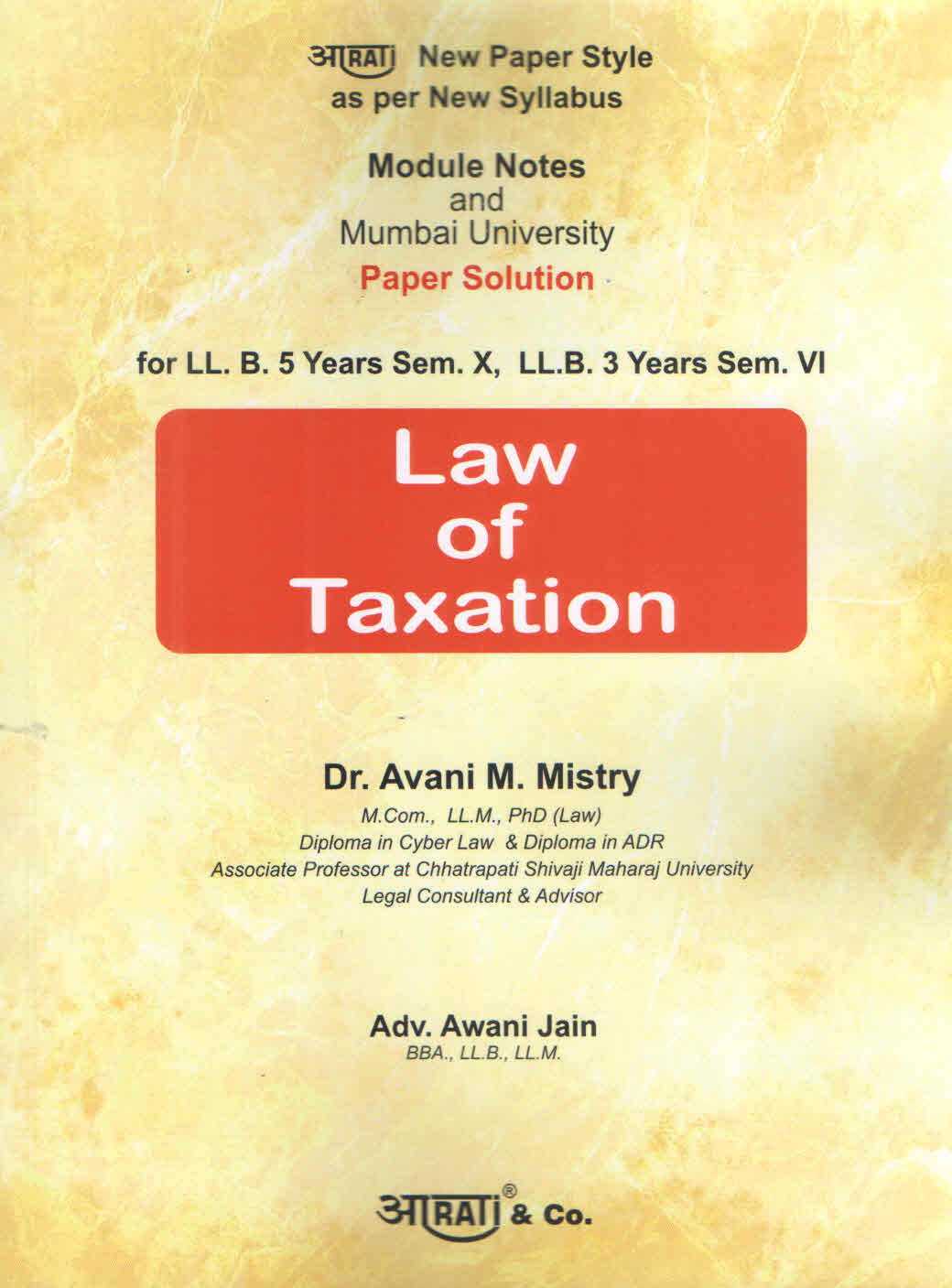 PAPER SOLUTION - LAW OF TAXATION