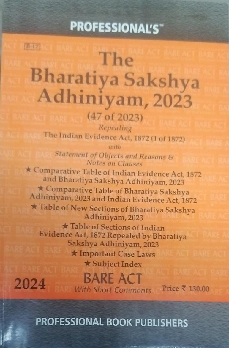 Bharatiya Sakshya Adhiniyam, 2023 image 0