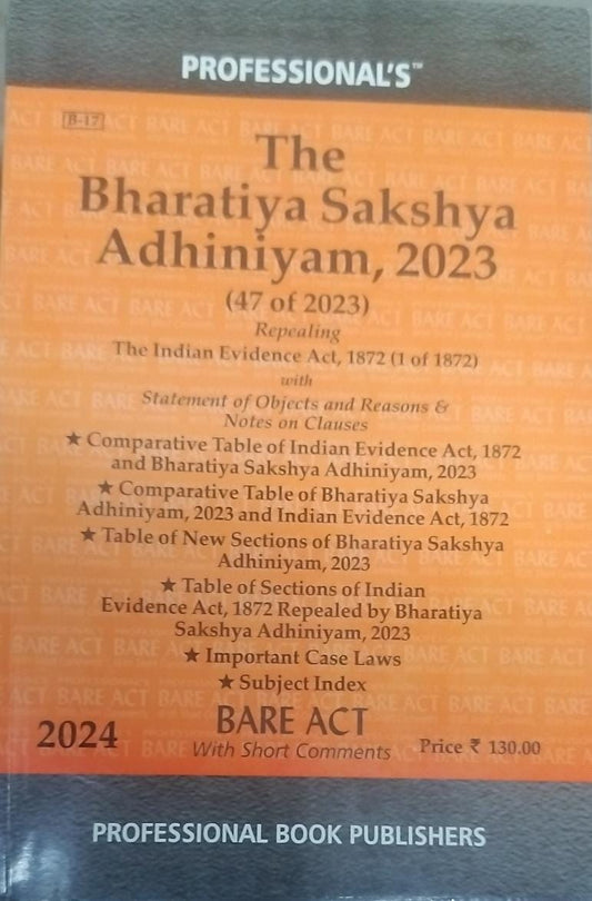 Bharatiya Sakshya Adhiniyam, 2023 image 0