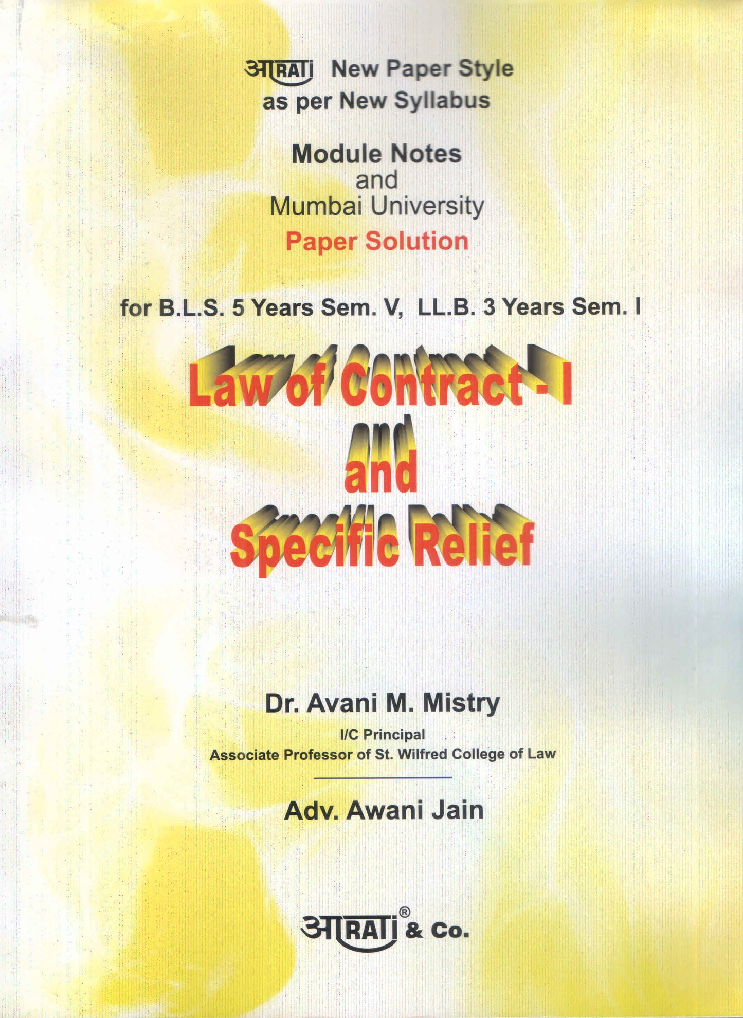 LAW OF CONTRACT 1  AND SPECIFIC RELIEF