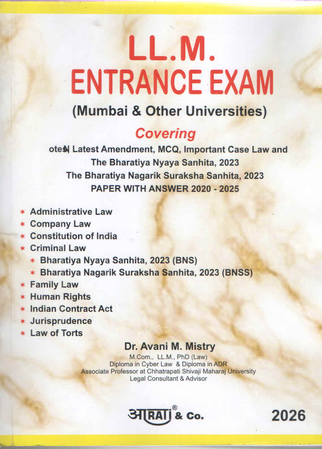 LL.M.  ENTRANCE EXAM